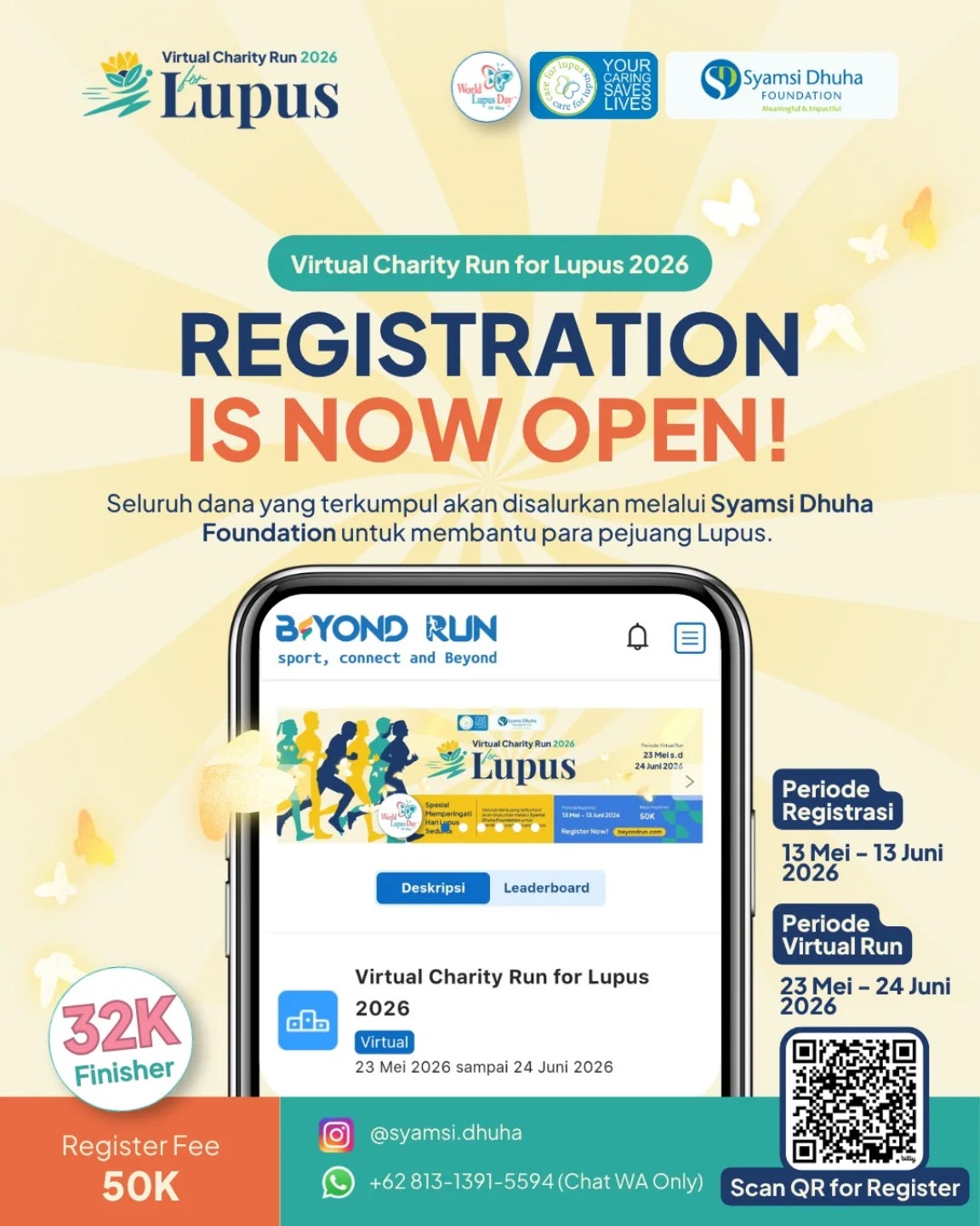 Virtual Charity Run for Lupus